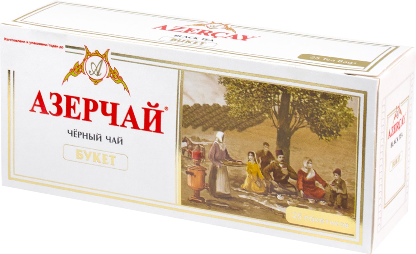 Изображение товара Чай Азерчай Букет черный 25*2г