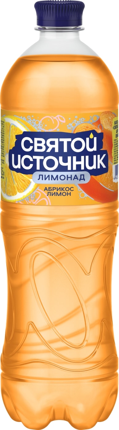 Изображение товара Лимонад Святой Источник Абрикос-Лимон 1л