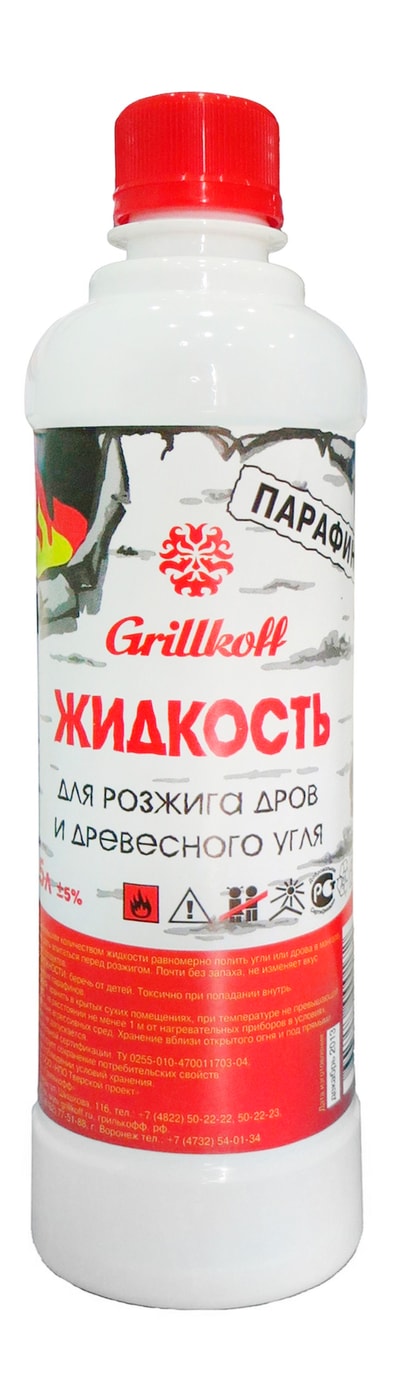 Изображение товара Жидкость для розжига Grillkoff Парафин 500мл