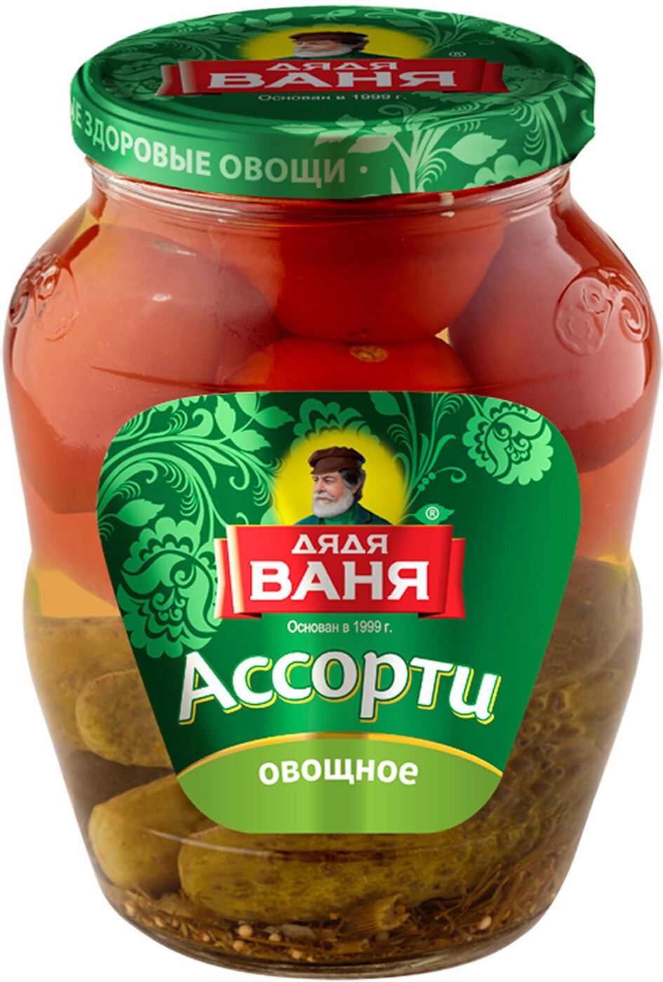 Изображение товара Ассорти Дядя Ваня Огурцы и томаты 680г
