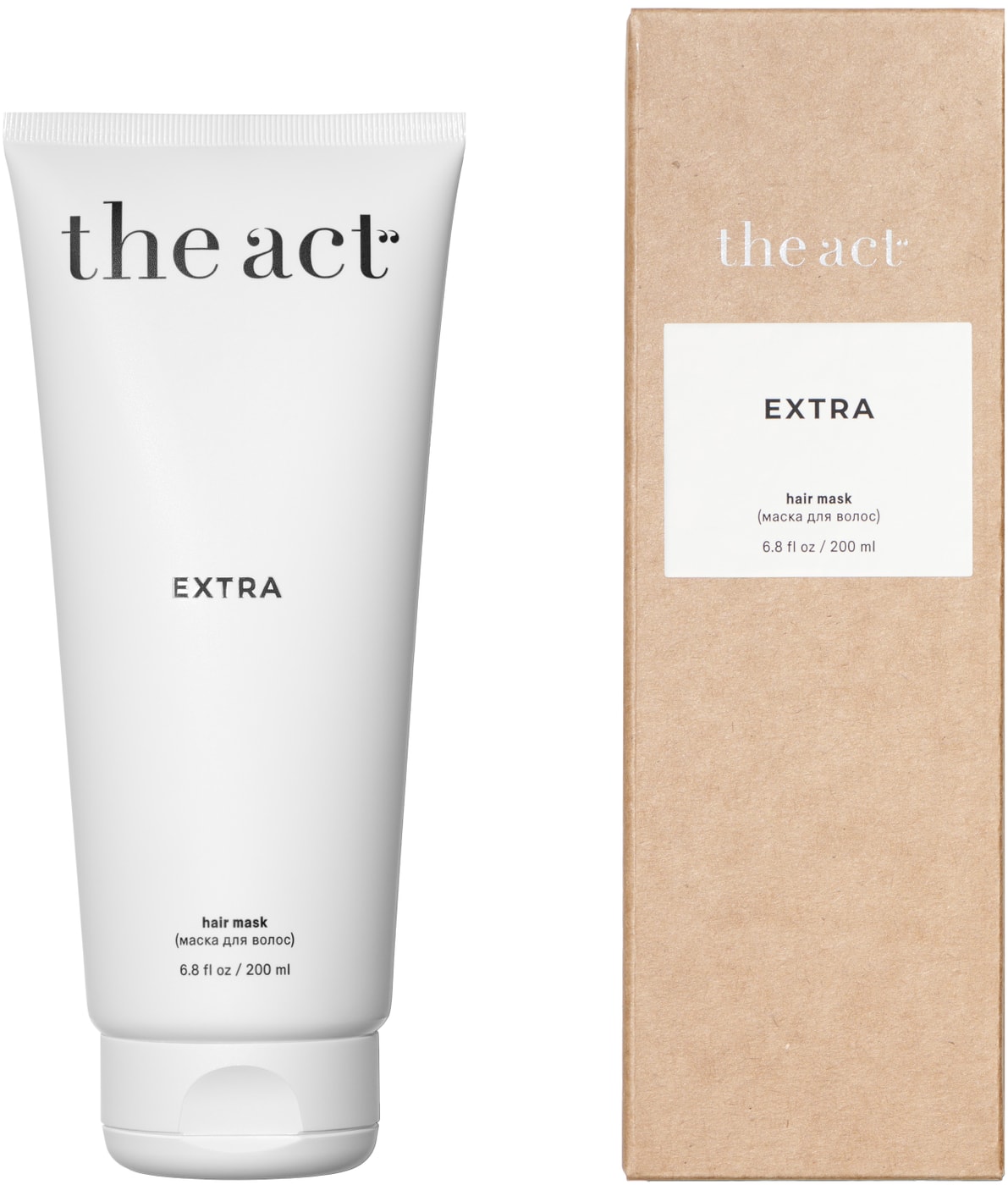 Изображение товара Маска The Act Экстра для волос 200 мл с кокосом и аргановым маслом