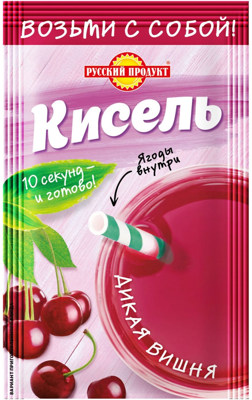 Изображение товара Кисель Русский продукт Дикая вишня 25г