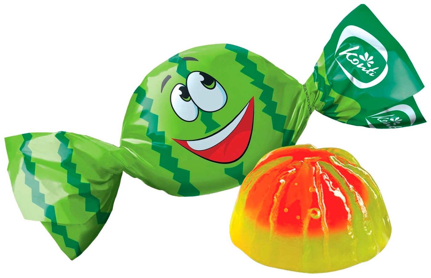 Изображение товара Контi Жевательные конфеты Konti Живинка арбуз 1 кг