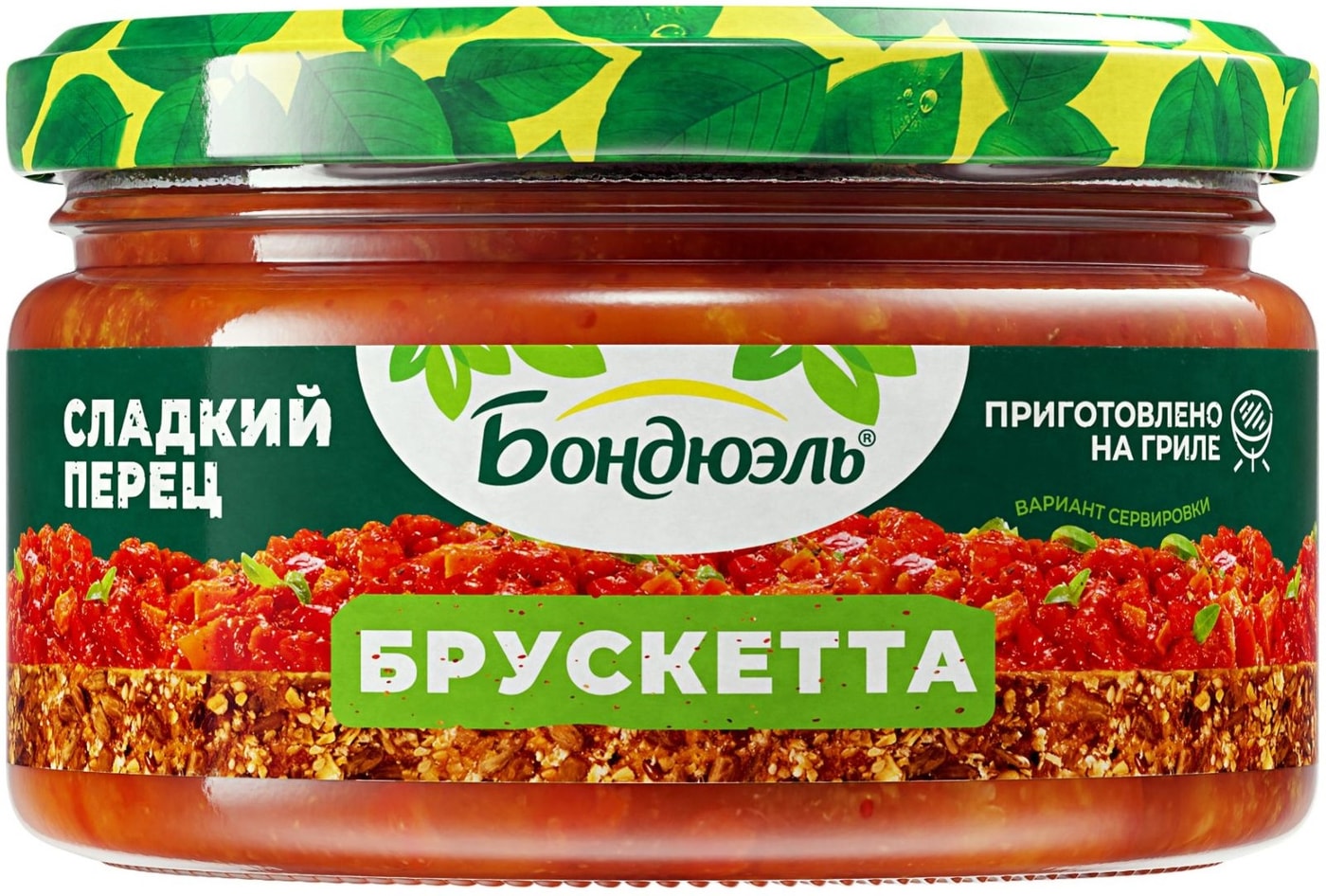 Изображение товара Брускетта Bonduelle сладкий перец 220г - вкусная закуска