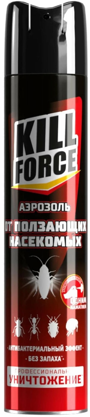 Изображение товара Средство от насекомых Kill Force инсектицидный от ползающих 350мл
