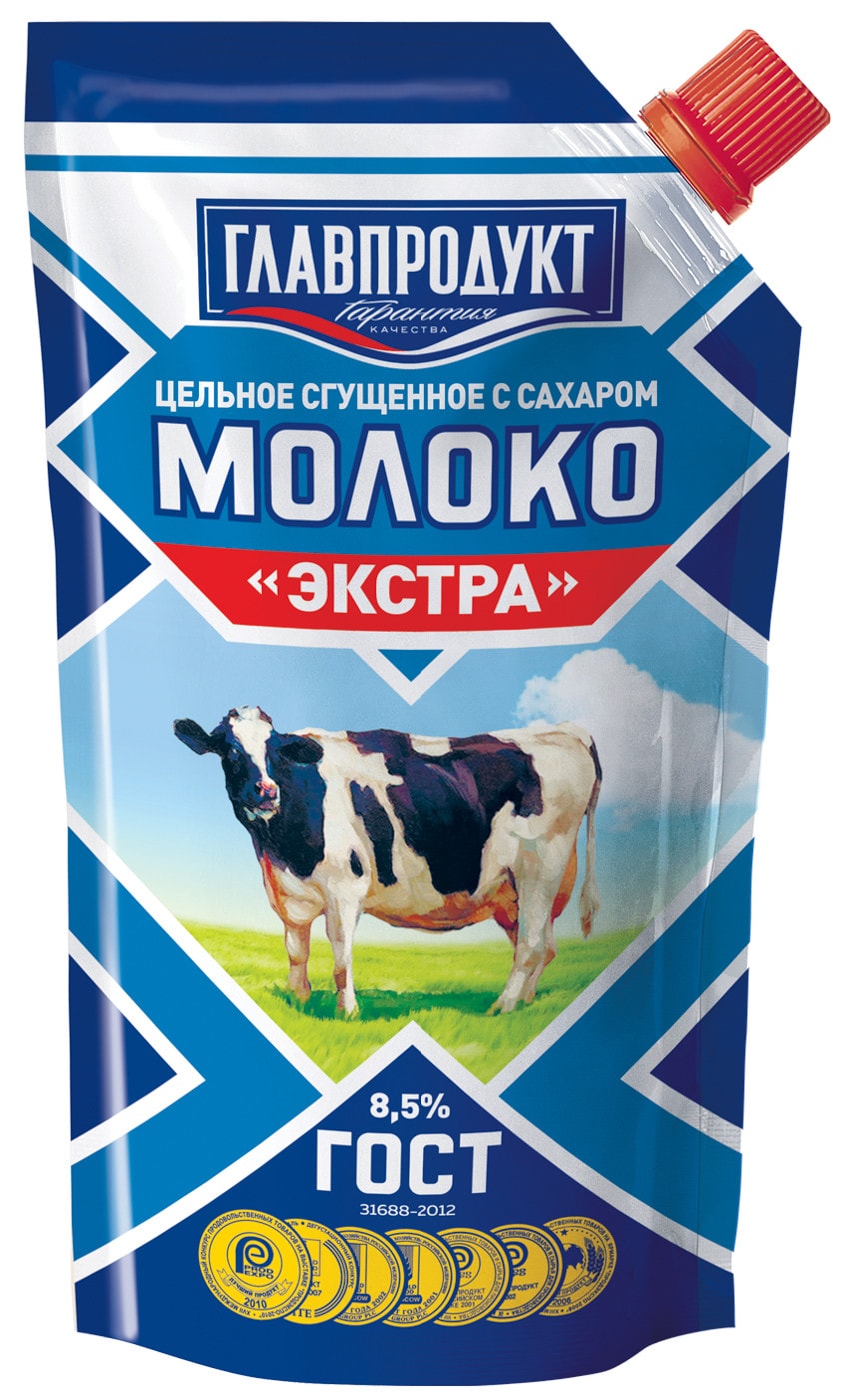 Изображение товара Молоко сгущенное Главпродукт 8.5% 270г