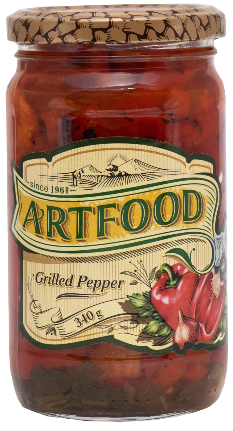 Изображение товара Перец-гриль Art Food 340г натуральный продукт и закуска домашнего приготовления