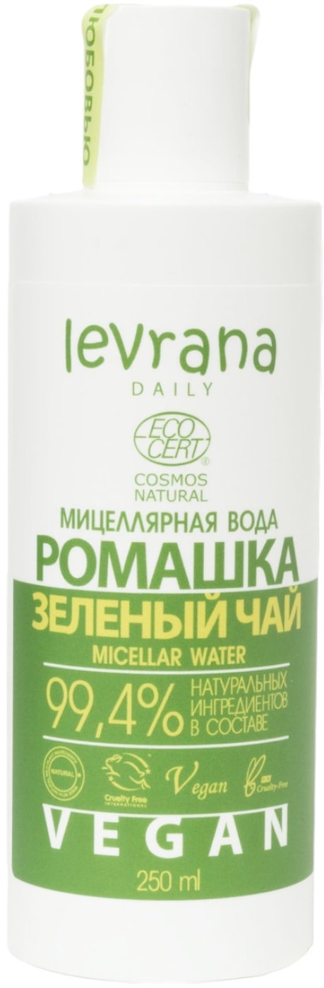 Изображение товара Мицеллярная вода Levrana Зеленый чай  и ромашка 250мл