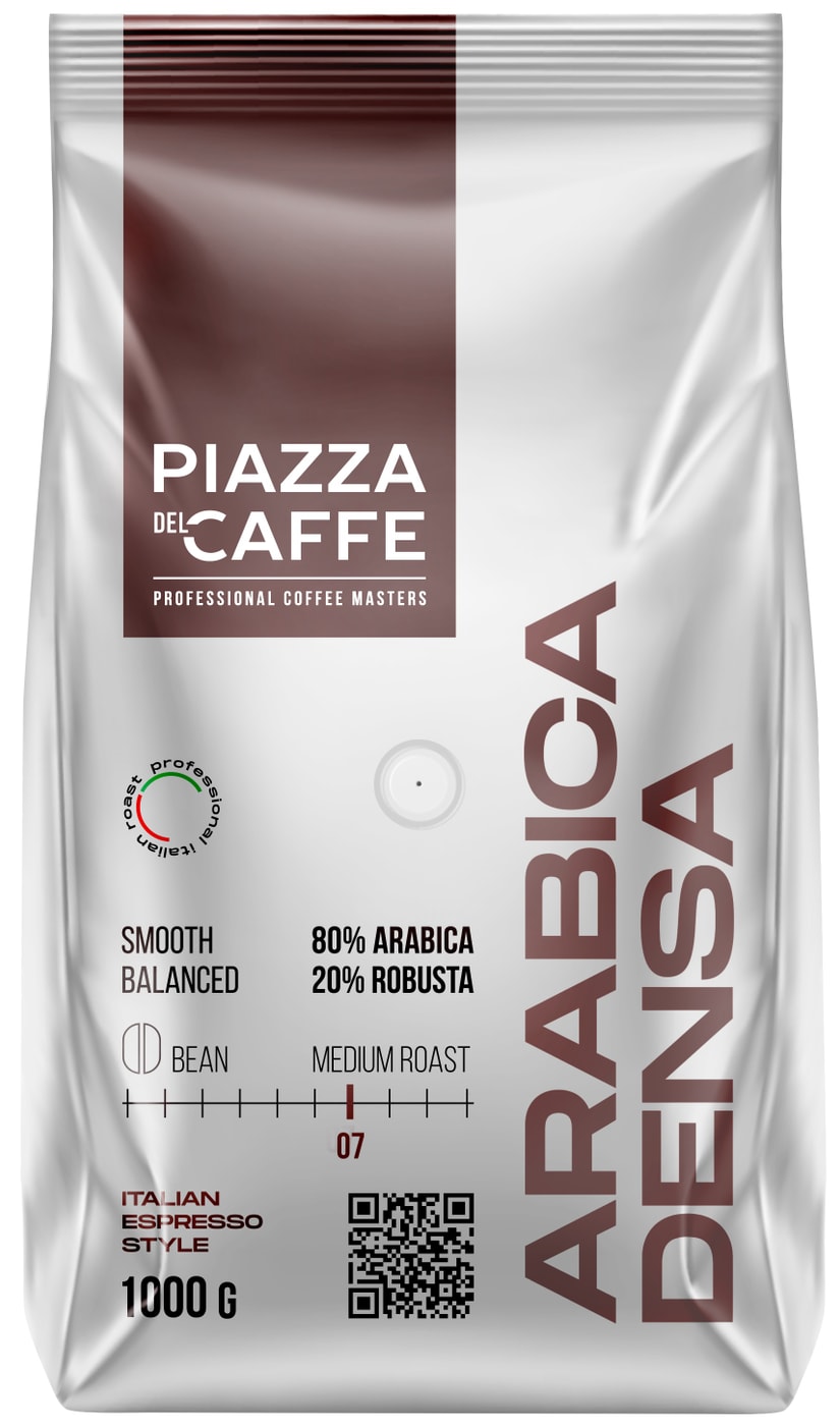 Изображение товара Кофе в зернах Piazza Del Caffe Arabica Densa жареный 1кг Изображение товара Кофе в зернах Piazza Del Caffe Arabica Densa жареный 1кг