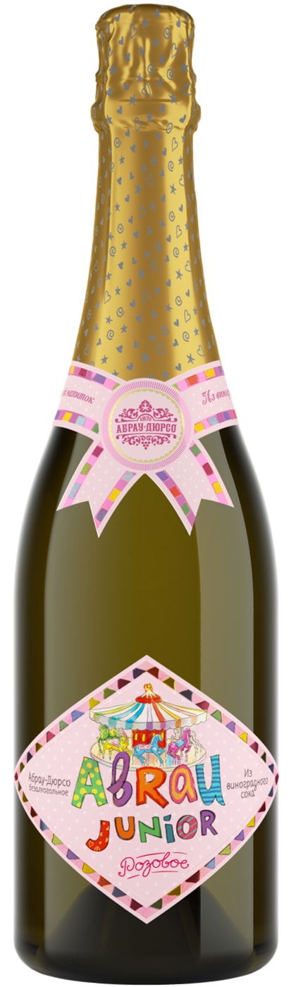 Изображение товара Абрау-Дюрсо Junior Розовое 750 мл газированный напиток натуральный