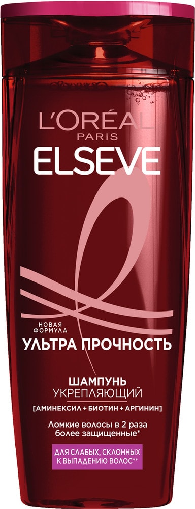 Изображение товара Loreal Paris Elseve Ультра прочность укрепляющий шампунь 0.4 л для ослабленных волос Изображение товара Loreal Paris Elseve Ультра прочность укрепляющий шампунь 0.4 л для ослабленных волос