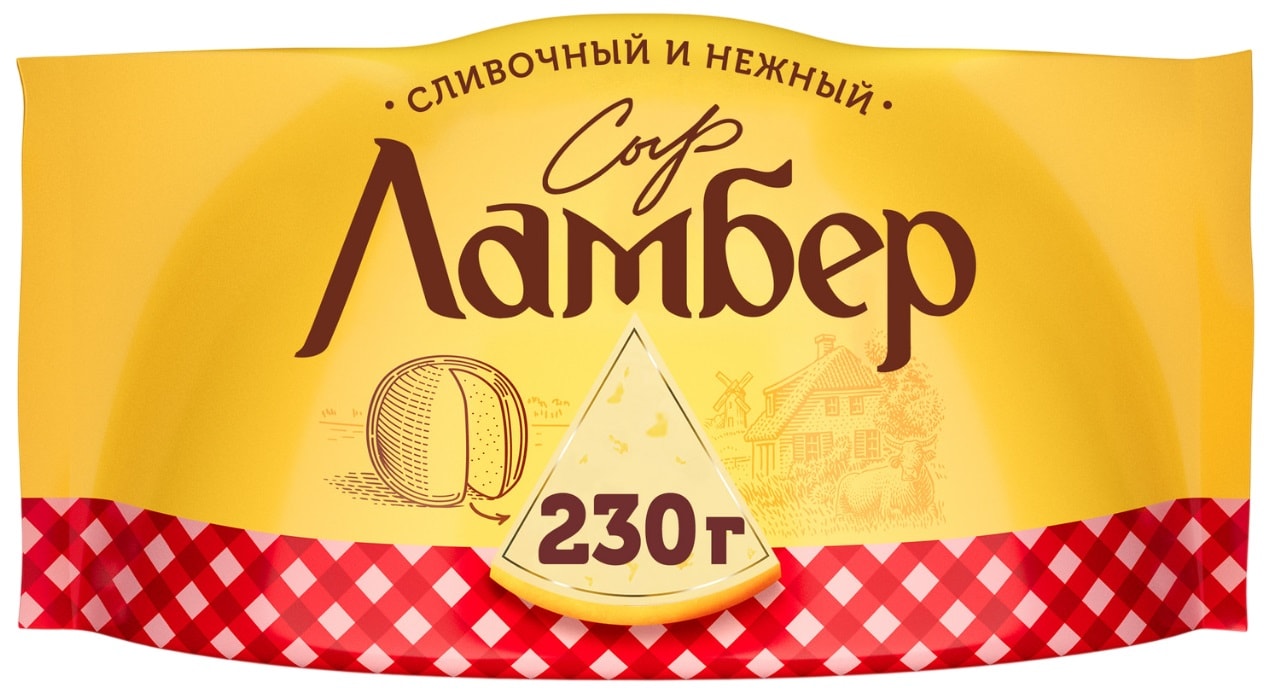 Изображение товара Сыр Ламбер 50% 230г