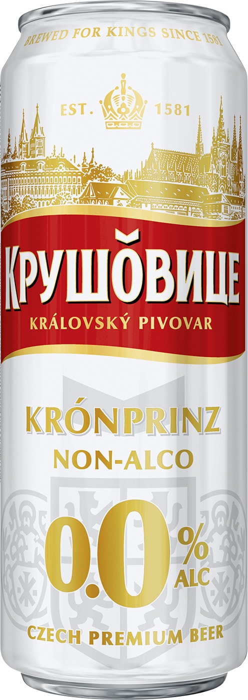 Изображение товара Напиток пивной Krusovice безалкогольный 0% 430мл