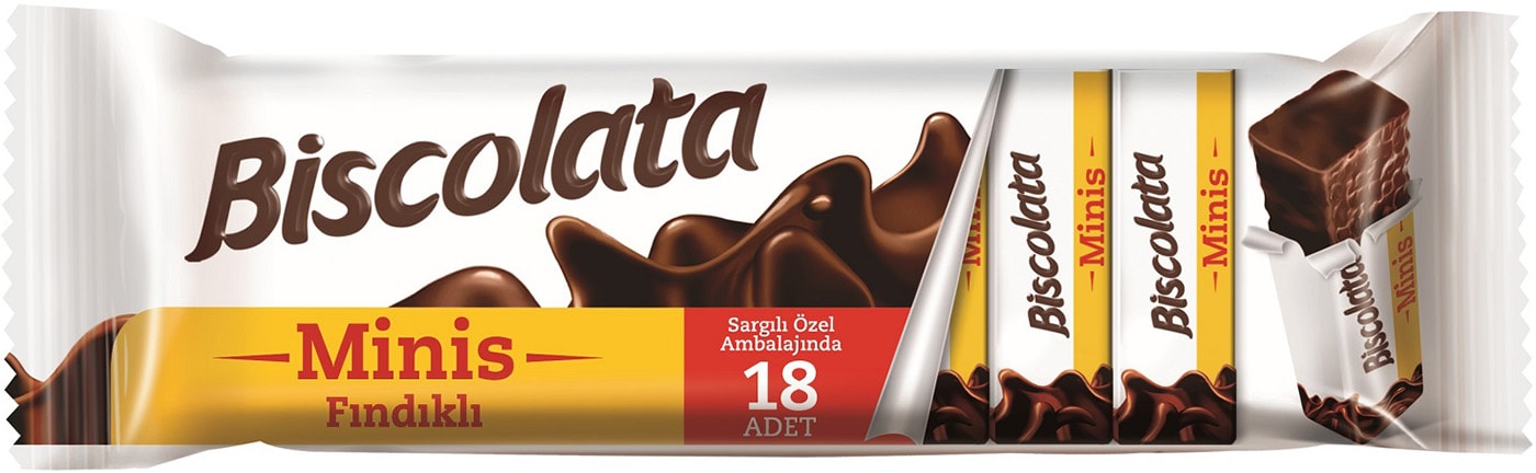 Изображение товара Печенье Biscolata Minis с ореховым кремом 117г
