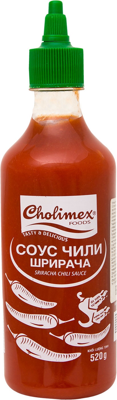 Изображение товара Соус Cholimex Шрирача чили острый 520г для мясных и рыбных блюд