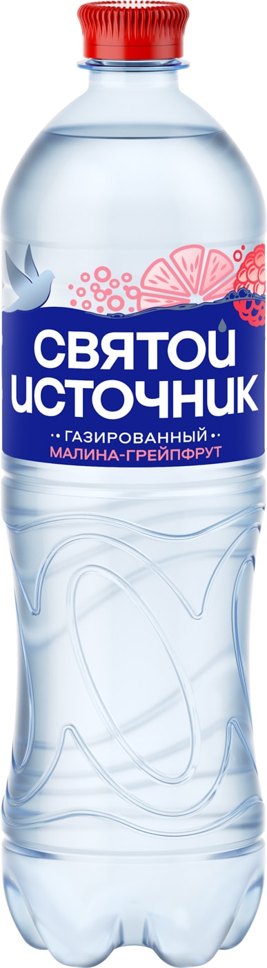 Изображение товара Напиток Святой Источник Малина-Грейпфрут 1л