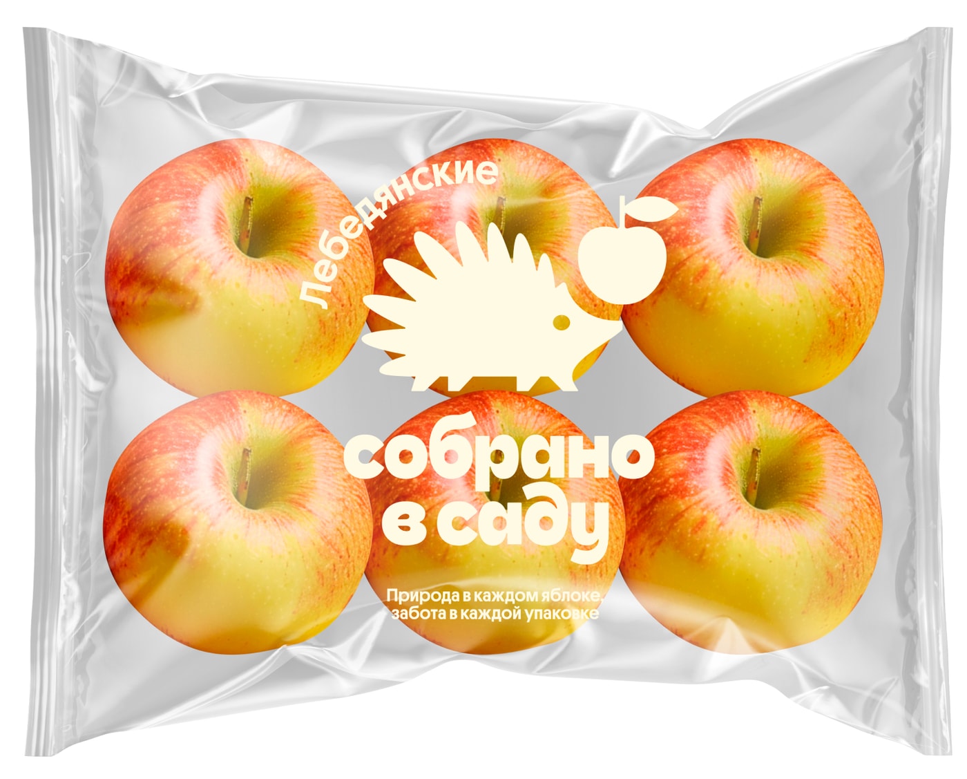 Изображение товара Яблоки Собрано в саду Хрустящие 6шт 0.72 кг