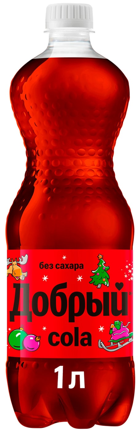 Изображение товара Добрый Cola без сахара 1л - освежающий газированный напиток в России