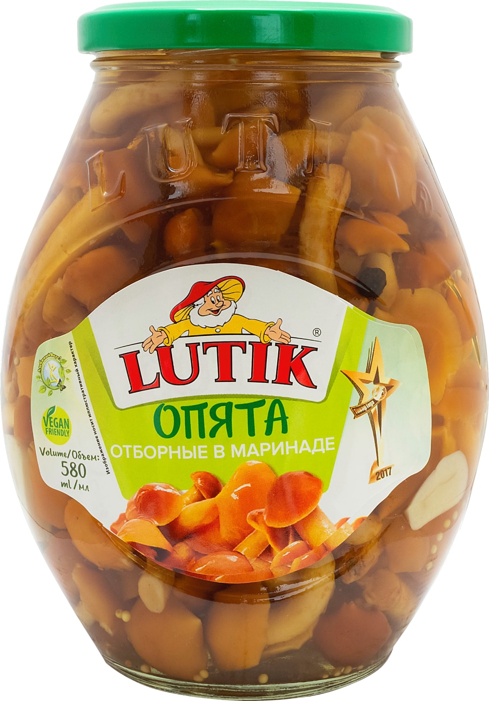 Изображение товара Грибы Lutik Опята отборные в маринаде 580мл