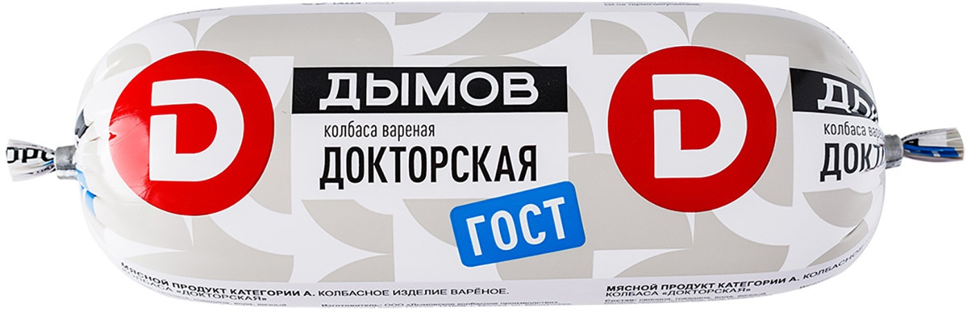 Изображение товара Колбаса Дымов Докторская вареная 500г - Вкусный мясной продукт