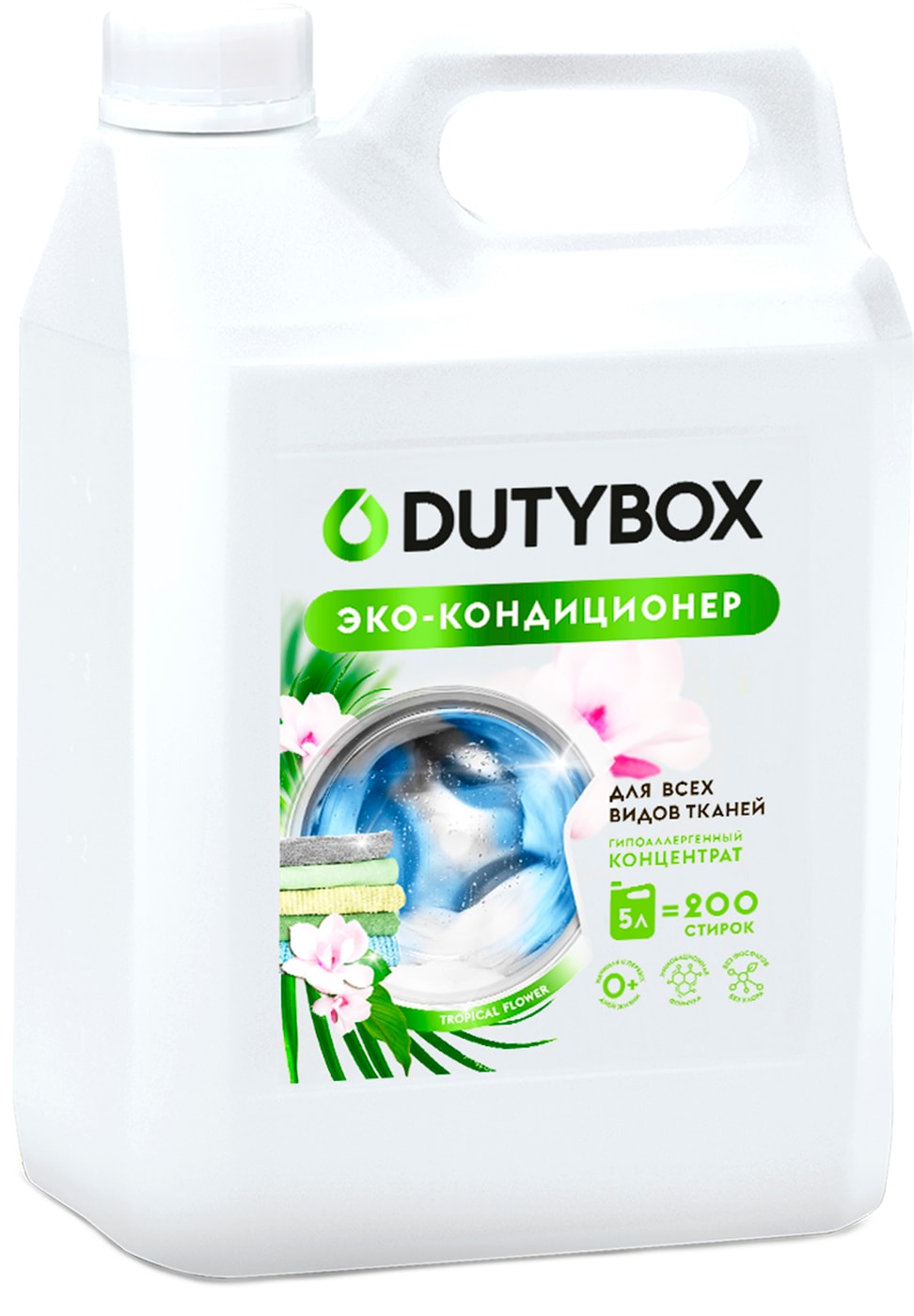 Изображение товара Кондиционер для белья концентрат Dutybox Тропические цветы 5л