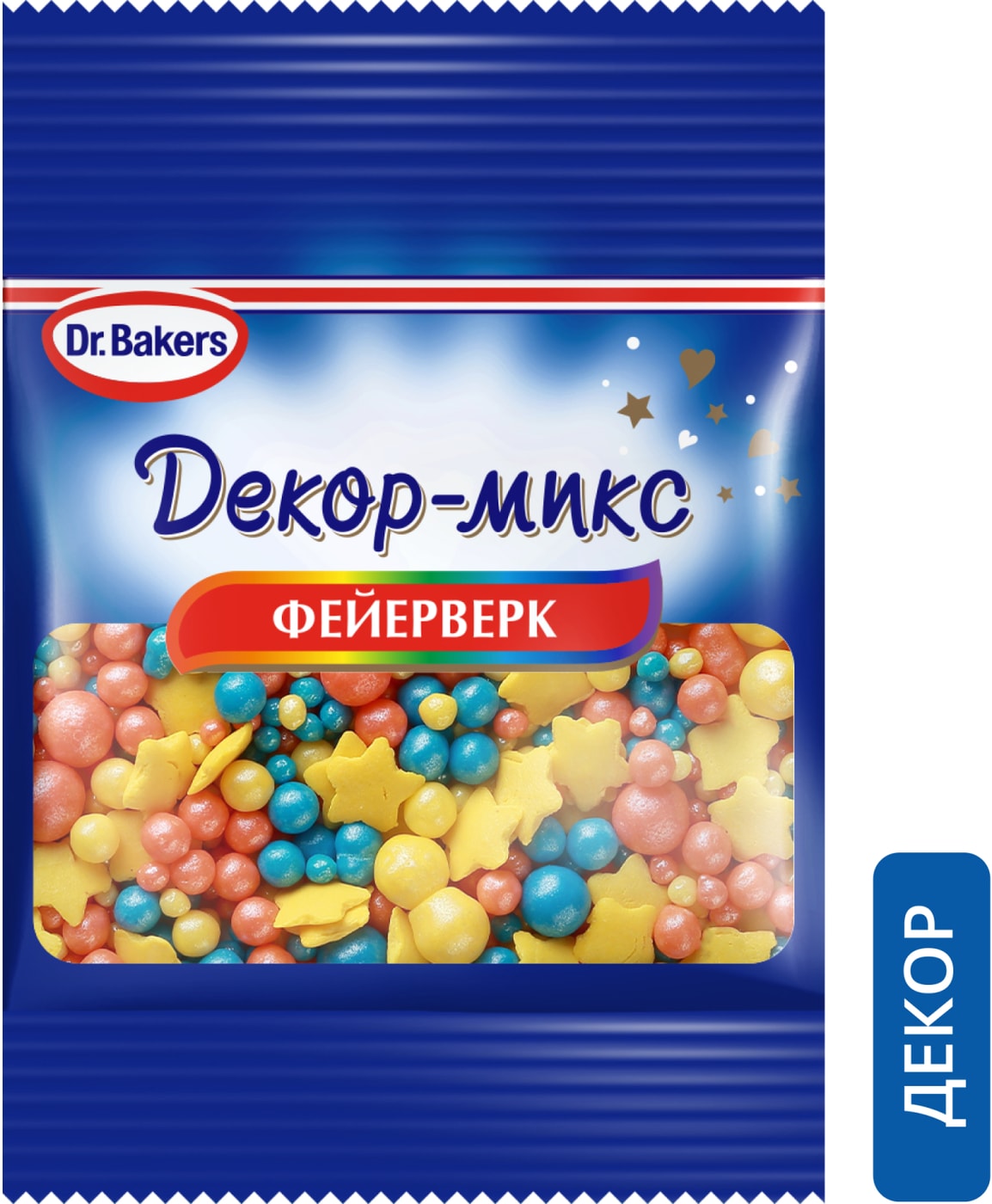 Изображение товара Декор-микс Dr.Bakers Фейерверк 10г яркая посыпка для десертов