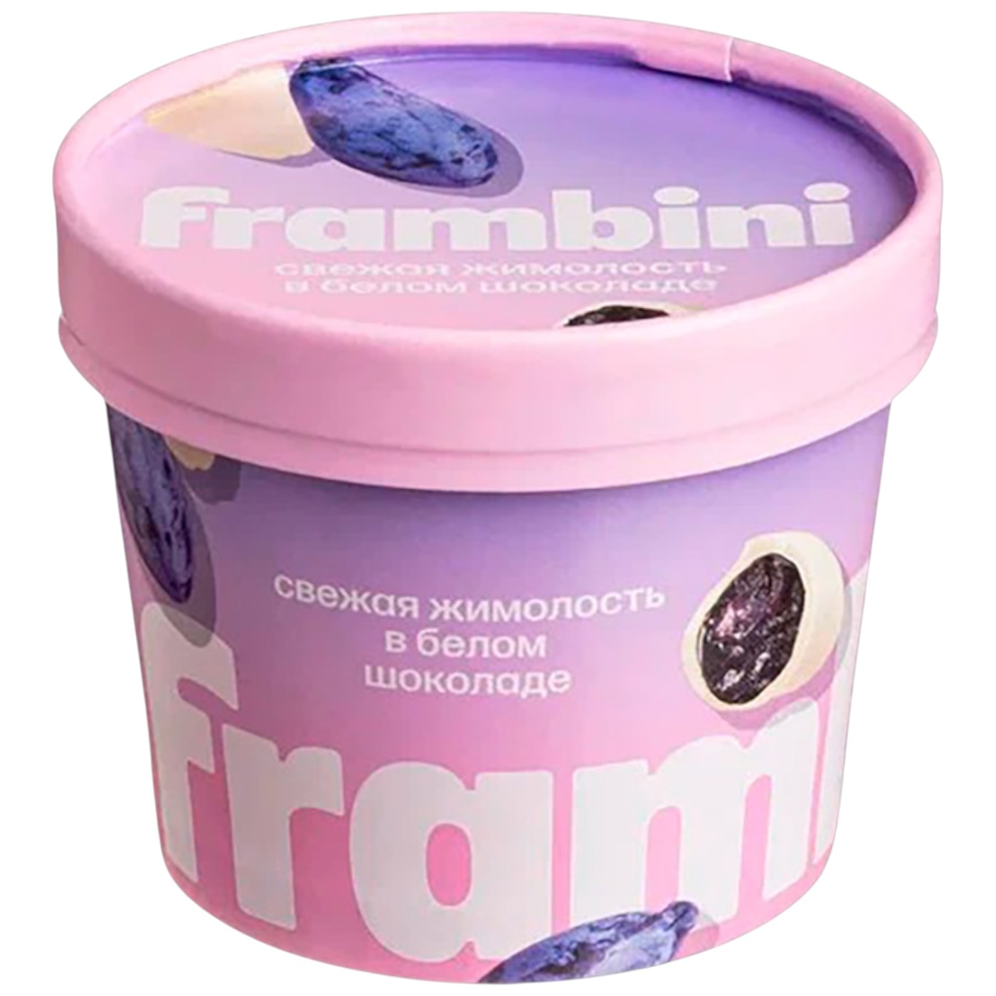 Изображение товара Жимолость Frambini в белом шоколаде 130г натуральный десерт с ягодами