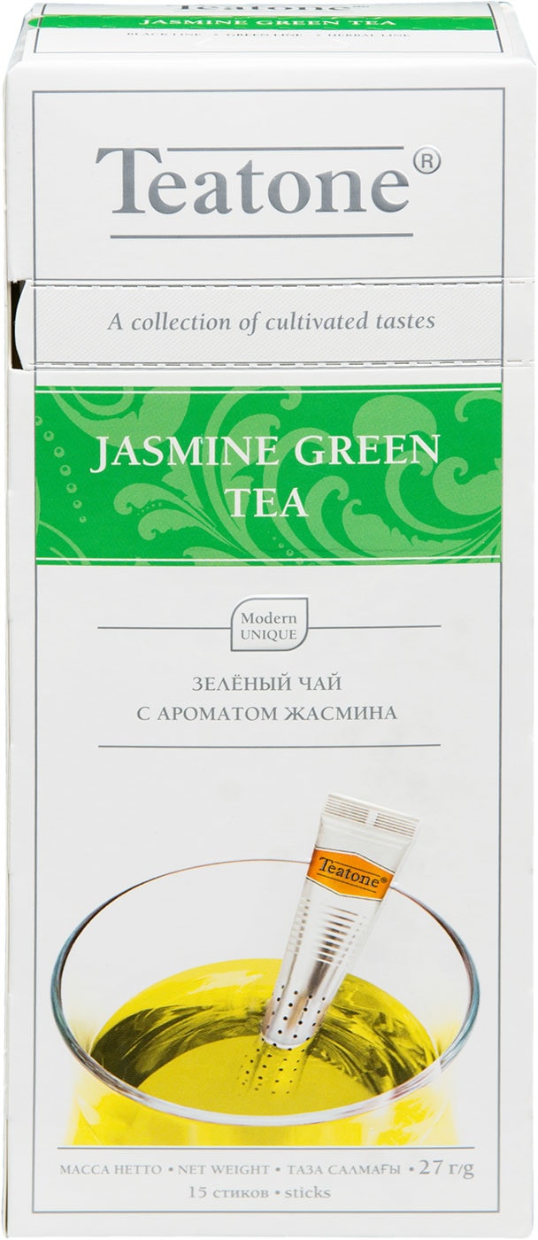 Изображение товара Чай зеленый Teatone с ароматом жасмина 15*1.8г
