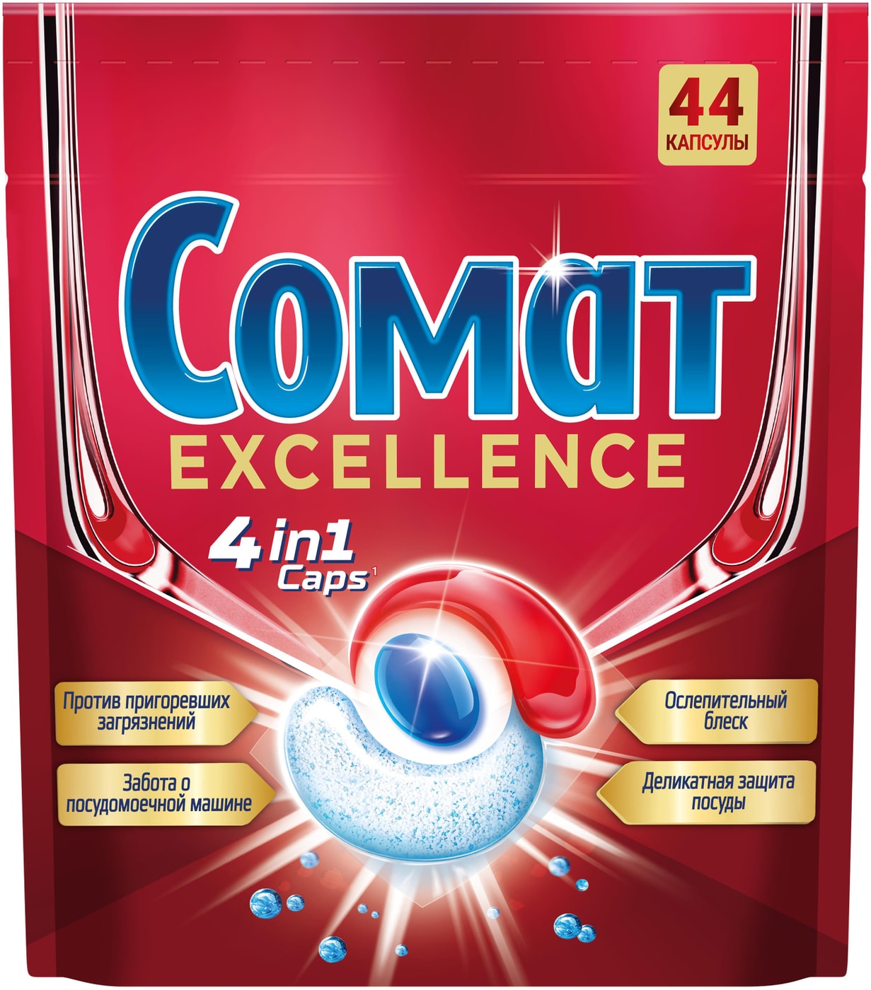 Изображение товара Средство Somat ExcelLents 4в1 для посудомоечных машин 44 шт капсулы