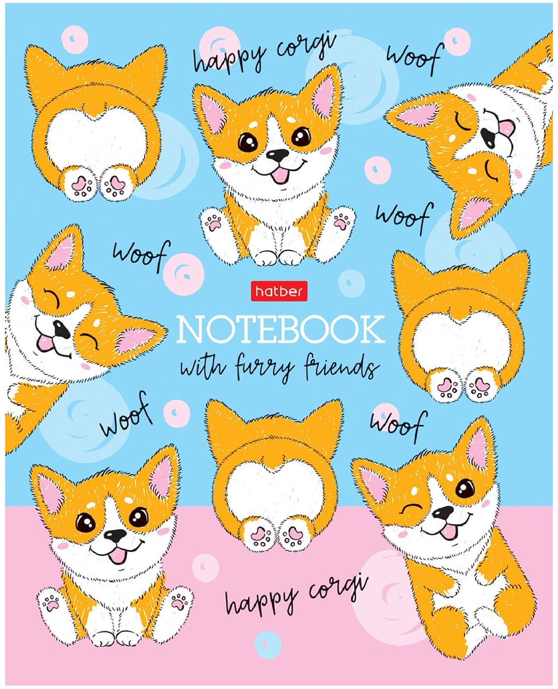 Изображение товара Тетрадь Hatber Пушистые Хвостики общая в клетку А5 48л в ассортименте