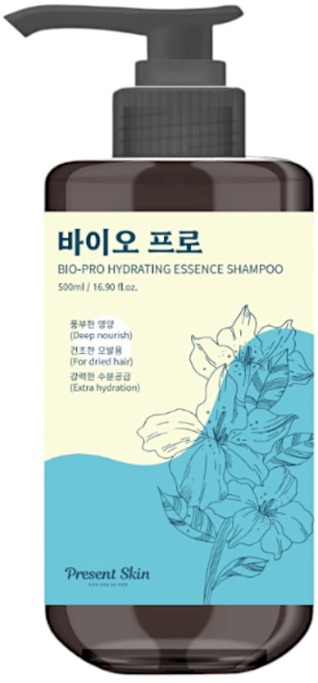 Изображение товара Увлажняющий шампунь для волос Present Skin Bio-pro 500 мл с гиалуроновой кислотой