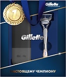 Подарочный набор Gillette Skinguard Sensitive Бритва с 1 сменной кассетой и Дорожный футляр Подарочный набор Gillette Skinguard Sensitive Бритва с 1 сменной кассетой и Дорожный футляр
