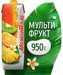 Коктейль сывороточный Мажитэль С витаминами мультифрукт 950г