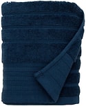 Полотенце Страйп темно-синее 100*150см