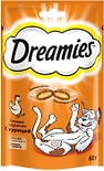 Лакомство для кошек Dreamies подушечки с курицей 60г Лакомство для кошек Dreamies подушечки с курицей 60г