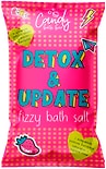 Соль шипучая для ванн Laboratory Katrin Candy bath bar Detox & Update двухцветная 100г
