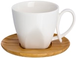Чашка Elan Gallery Айсберг Белая метелица для капучино и кофе латте 200мл