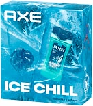 Подарочный набор Axe Ice Chill Гель для душа шампунь 2в1 250мл + Мочалка
