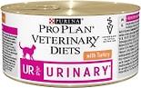 Влажный корм для кошек Pro Plan Veterinary Diets UR Urinary для лечения МКБ с индейкой 195г