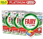Капсулы для посудомоечных машин Fairy Platinum Plus All in One Лимон 3*50шт