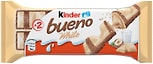 Вафли Kinder Bueno White покрытые белым шоколадом c молочно-ореховой начинкой 39г