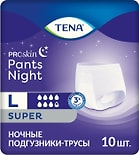 Подгузники-трусы Tena Pants Night для взрослых размер L 10шт