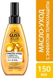 Масло-спрей для волос Gliss Kur Oil Nutritive Защита от секущихся кончиков 150мл