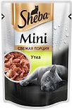 Влажный корм для кошек Sheba Mini Свежая порция с уткой 50г