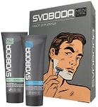 Подарочный набор Svoboda Men Care Крем для бритья 80мл + Крем после бритья 80мл 