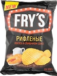 Чипсы Frys Рифленые Лосось в сливочном соусе 130г