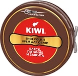 Крем для обуви Kiwi Shoe Polish коричневый 50мл