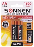 Батарейки аккумуляторные Sonnen АА HR6 Ni-Mh 2шт