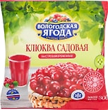 Клюква Кружево вкуса Садовая быстрозамороженная 300г Клюква Кружево вкуса Садовая быстрозамороженная 300г