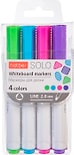 Набор маркеров Hatber Solo fun colors для магнитно-маркерных досок 4шт